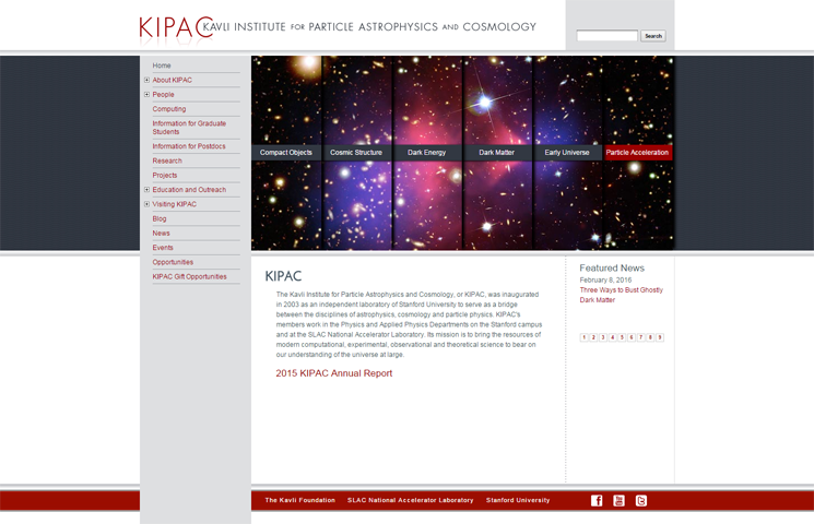 KIPAC - Kavli Institute for Particle Astrophysics and Cosmology