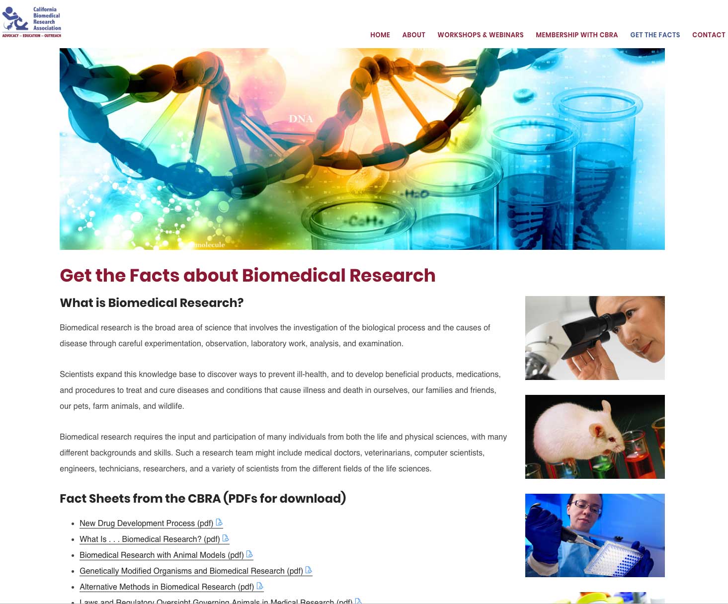 articles about biomedical research