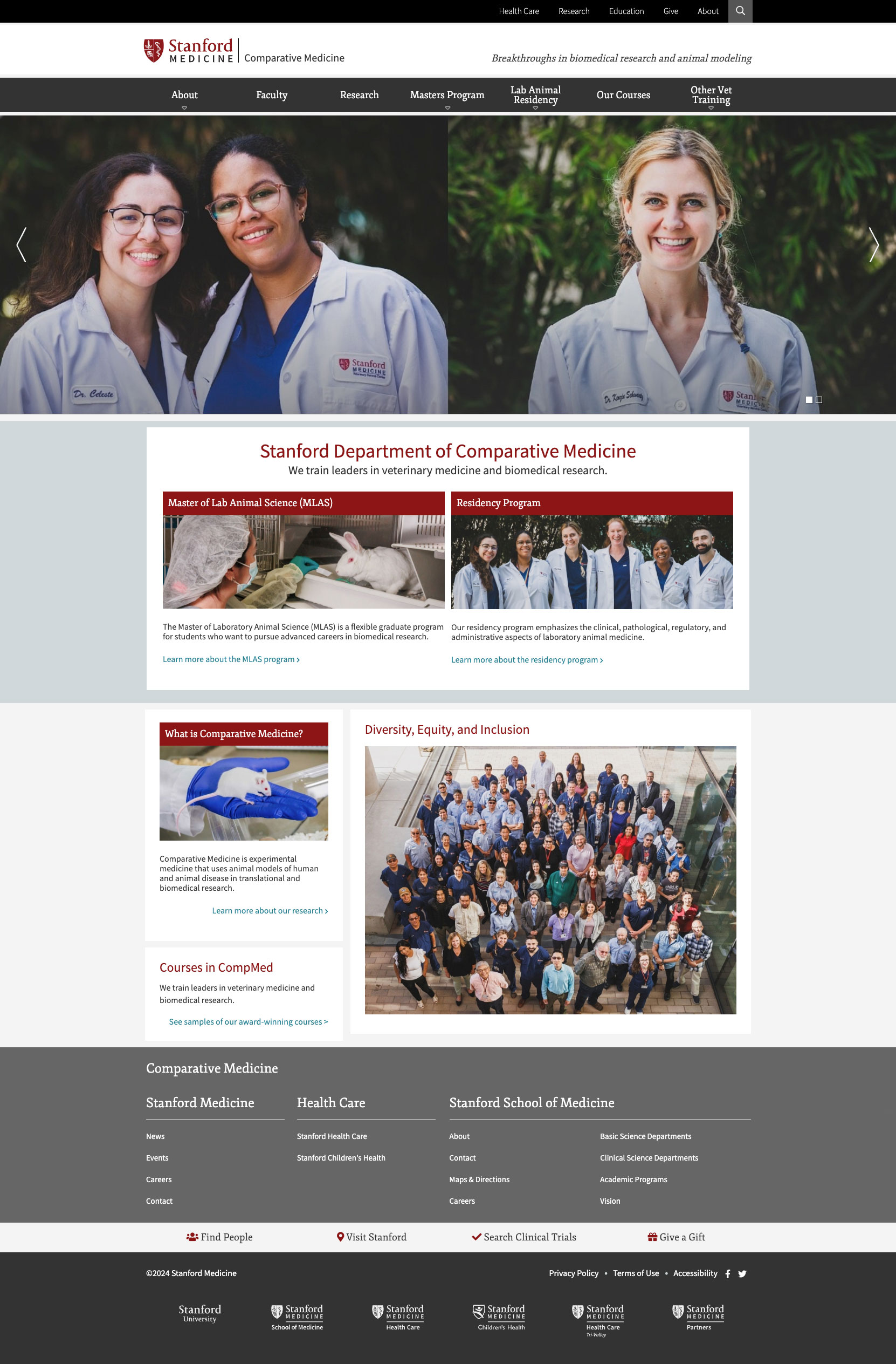 Comparative Medicine Home Page