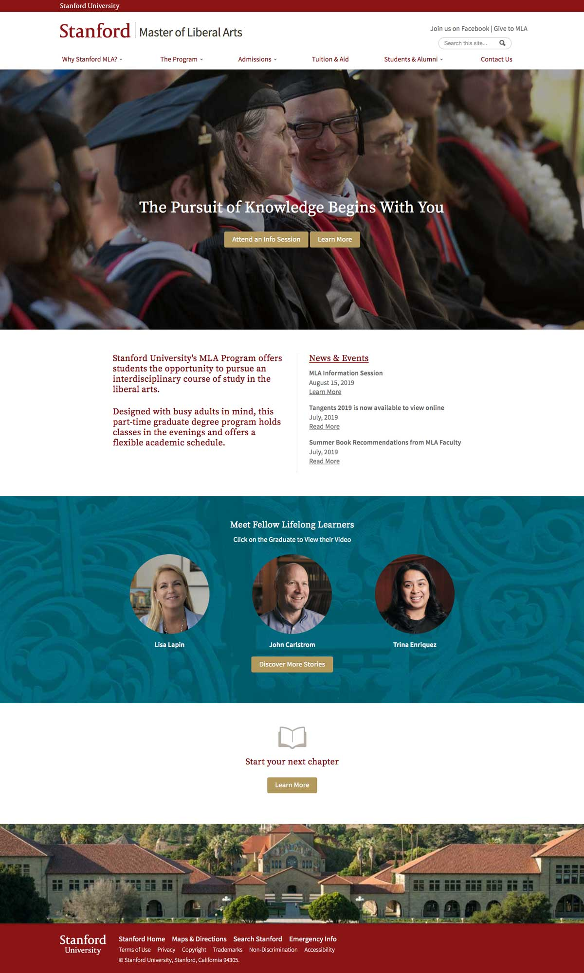 Master of Liberal Arts Home Page
